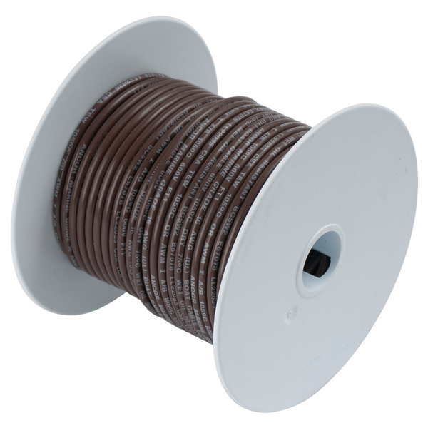 Ancor Brown 14AWG Tinned Copper Wire - 100' 104210